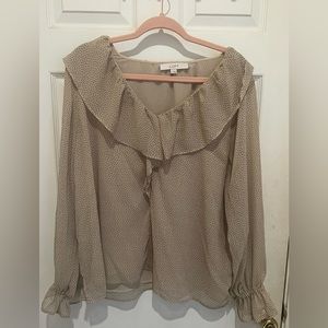 Loft Chiffon blouse, never worn